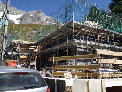 Cantiere a Valtournenche (AO)